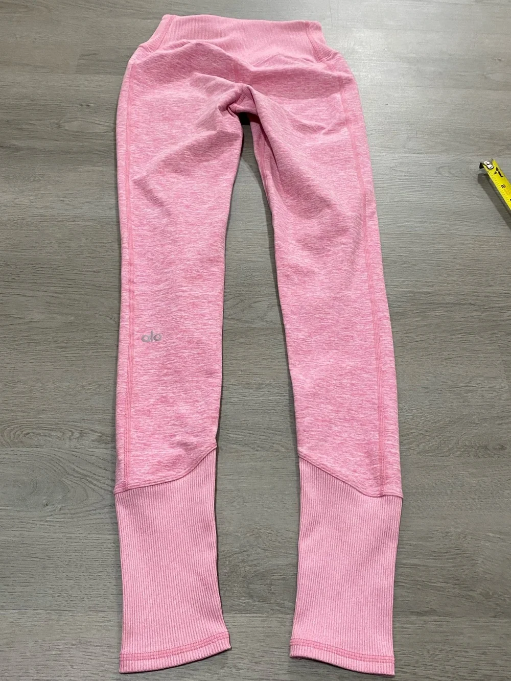 Alo Yoga High-Waisted Alosoft Lounge Legging Parisian Pink Heather Size XXS